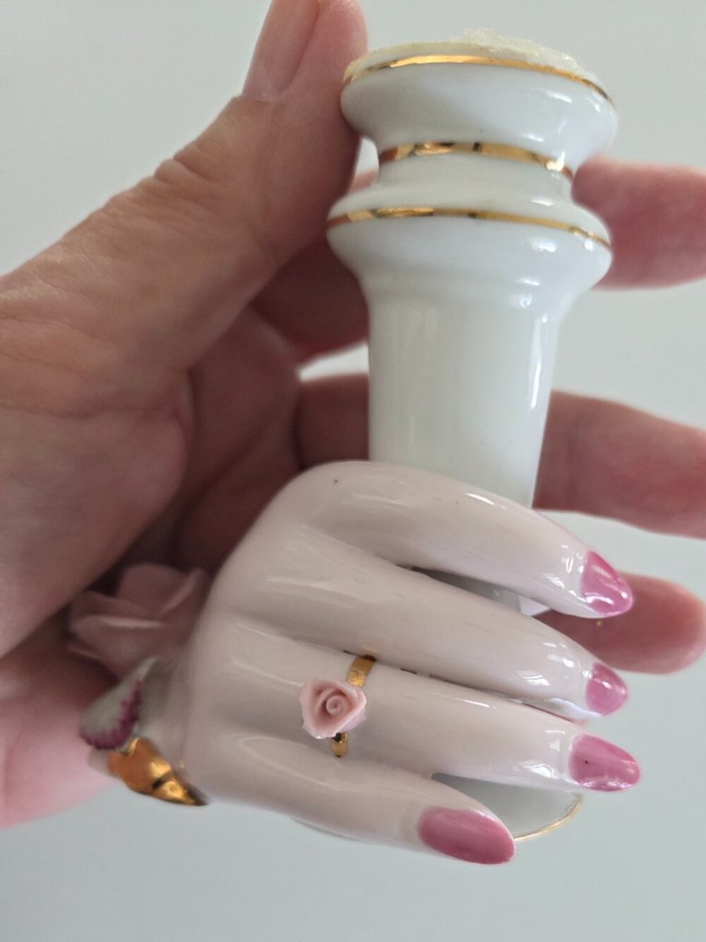 1950's Candleholder With Hand
